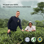 Ivo Stráník, founder of Dakys, visiting tea gardens in India to ethically source the finest leaves for performance-driven drinks. Pushing limits – just like our customers.