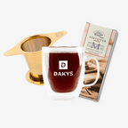 Premium Dakys Ritual Combo — complete set of accessories for perfect preparation of ultra-clean performance drinks, including infuser, cup and paper filters.